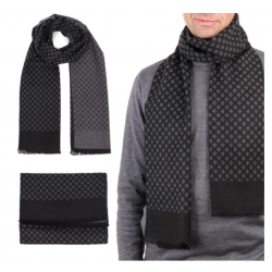 Men's checkered scarf,...