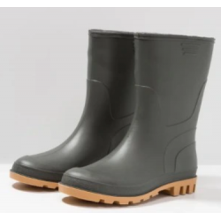 Khaki galoshes